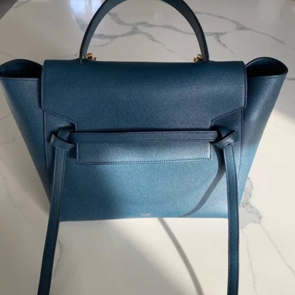 Celine Mini Belt Bag in Abyss Blue - Tote, Satchel, HandBag - Picture 7 of 11
